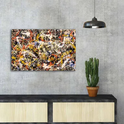 Produktbild von Wallity, FAMOUSART-050, Leinwandbild, Mehrfarbig, 100 % WILDLEDER-CANVAS, 45 x 70 cm