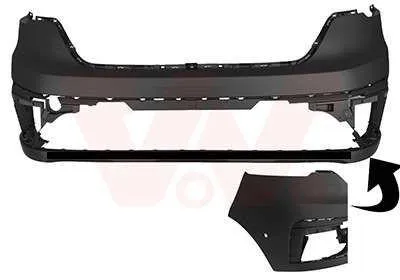 Zdjęcie produktu dla VAN WEZEL Zderzak do samochodu dostawczego RENAULT Trafic III (FG) – częściowo zagruntowany 4423573