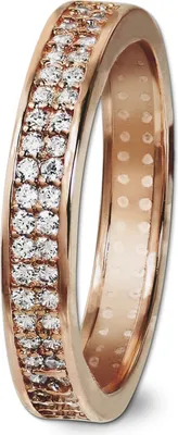 Produktbild von GoldDream Ring Zirkonia 333er Rosegold Gr. 54 rosegold Damen Schmuck GDR514E54