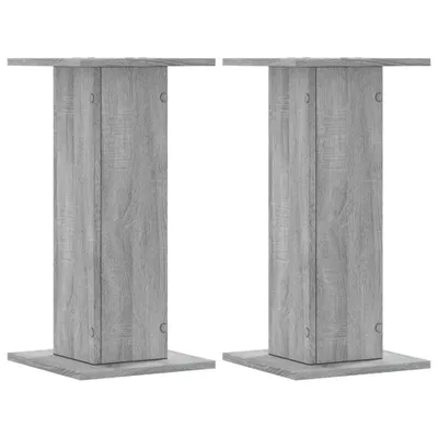 Obrázok produktu pre vidaXL Stojan na reproduktory 2 ks Sivá Sonoma 30x30x60cm Materiál na báze dreva