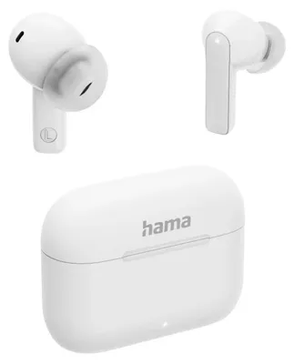 Zdjęcie produktu dla Hama Passion Clear II, True Wireless Stereo (TWS), Połączenia/muzyka, 20 - 20000 Hz, 50 g, Zestaw słuchawkowy, Biały
