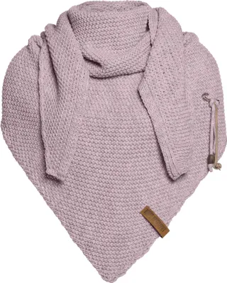 Produktbild von Knit Factory Coco Dreiecksschal - Mauve - 190x85 cm