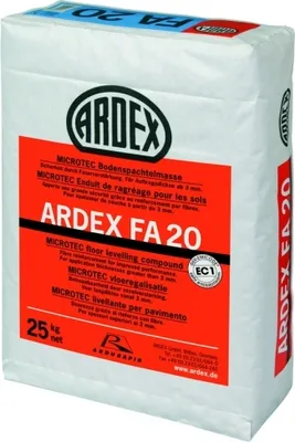Produktbild von ARDEX FA 20 Faserarmierte Bodenspachtelmasse 25 kg/ Sack