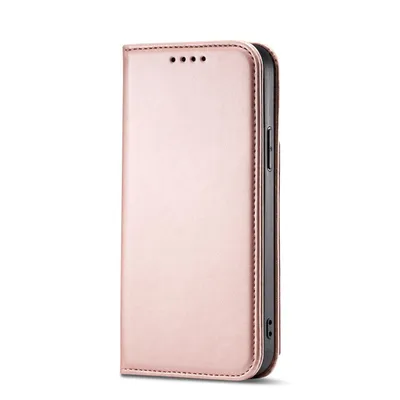 Zdjęcie produktu dla Magnet Card Case etui do iPhone 12 Pro Max pokrowiec portfel na karty kartę podstawka różowy