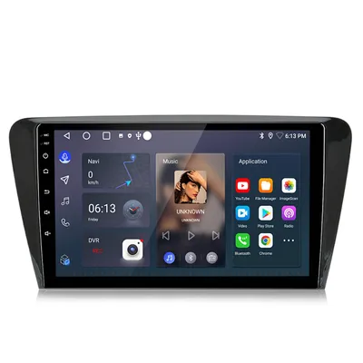 Obrázek produktu pro Hexinex Carplay Android 15 autorádio Carplay pro Skoda Octavia III 3 5E 2013-2018 GPS NAVI WIFI BT FM SWC RDS DSP 2DIN USB 2GB+64GB