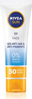 Produktbild von Nivea Sun UV Face Q10 Anti Aging Sun Cream SPF50 50ml