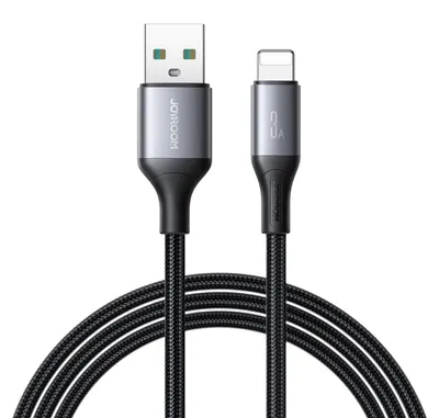 Obrázek produktu pro Kabel Joyroom S-A28 Flash Series 3A USB-A - Lightning 1m - černý