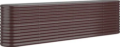 Immagine prodotto di Letto rialzato Acciaio verniciato a polvere 260x40x68 cm Marrone