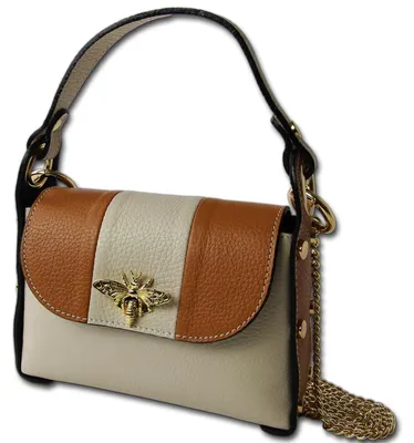 Produktbild von beige, braunfarbene Damen Tasche aus Leder von Toscanto D3OTT833UIC