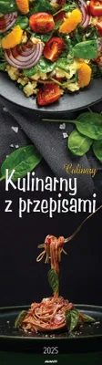 Zdjęcie produktu dla Kalendarz 2025 ścienny paskowy Kulinarny