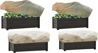 Zdjęcie produktu dla Pokrowiec na kwiaty 150x45x40cm 4szt | Ochrona przed mrozem i wiatrem