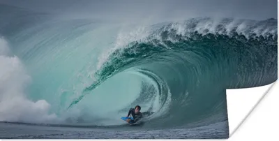 Produktbild von MuchoWow® Poster Surfer in großer Welle 150x75 cm - ohne Rahmen