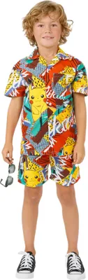Produktbild von Sommer Kombi Boys Pika Pikachu Kindergröße: 98-104