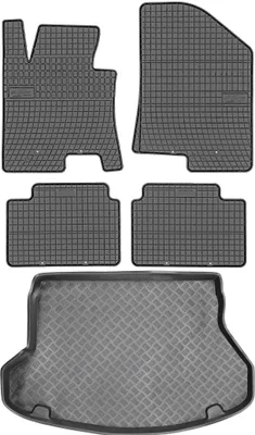 Produktbild von Kia Ceed II Kombi (2012-2017) - SET: Gummifußmatten + Kofferraummatte
