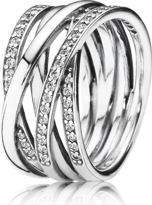 Produktbild von Pandora 190919CZ Ring DamenFunkelnde Bänder Silber Gr. 58