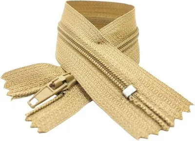 Obrázok produktu pre Nylonové zipsy, béžové, 10–12 cm