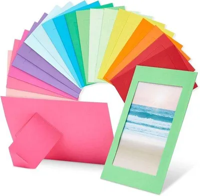 Produktbild von Fotolijst ezel aus Karton - 10 Farben - 50 Stück - 4 x 6 Zoll