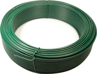 Produktbild von Grüner kunststoffummantelter Spanndraht, 2,75 mm x 50 m