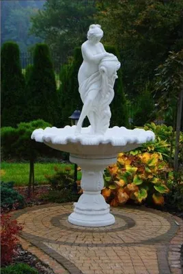 Produktbild von Zierbrunnen Springbrunnen Skulptur Brunnen Deko Garten Fontaine Teich Neu 229cm