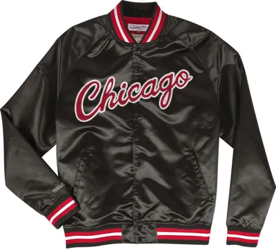 Produktbild von Mitchell & Ness Lightweight NBA Satin Jacket Chicago Bulls black XXL