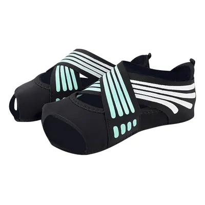 Produktbild von Yoga Socken, Rutschfeste Sockenschuhe für Pilates Barre Ballet, Größe: L(39/40)