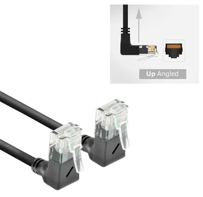 Zdjęcie produktu dla ACT DD6900, 0,5 m, Cat6a, U/UTP (UTP), RJ-45, RJ-45, Czarny