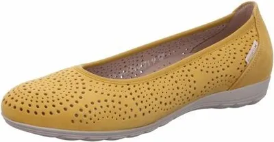 Produktbild von Mephisto Damen Ballerinas aus Leder mit flachem Absatz, normaler Weite und Gummisohle