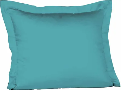 Produktbild von Fleuresse Mako-Satin-Kissenbezug uni colours petrol 6066