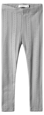 Produktbild von Name IT Mädchen Nmfjulia Legging Noos, Grey Melange, 98 EU