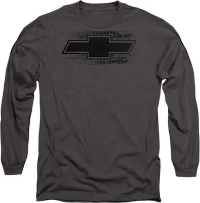Image de Chevrolet - T-shirt pour homme, manches longues TV20355 (L) (Charbon de bois)