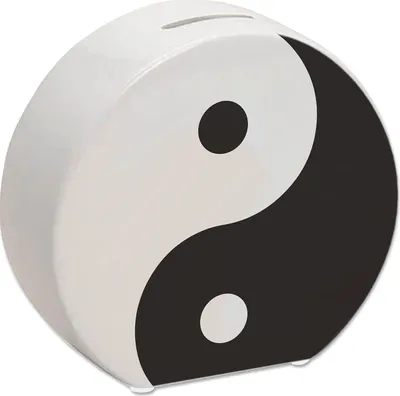 Produktbild von Spardose mit dekorativem Yin und Yang Design - chinesische Philosophie