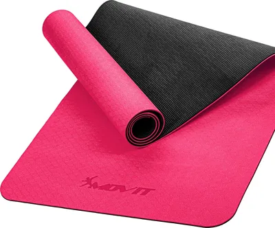 Obrázek produktu pro MOVIT XXL TPE gymnastická podložka na pilates podložka na jógu, 190x100x0,6 cm růžová