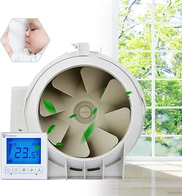 Produktbild von Rohrventilator  Rohrlüfter Abluftventilator Badlüfte Wandlüfter  Lüftungsventilator