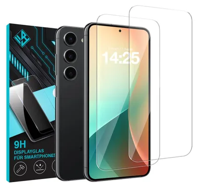 Produktbild von 2x 9H Schutzglas Displayschutzfolie für Samsung Galaxy S23 Displayglas Displayschutz Glas Panzerfolie Schutzglasfolie