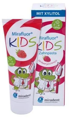 Produktbild von Miradent Mirafluor Kids Zahncreme 75 ml