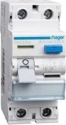 Produktbild von HAGER RCCB Fehlerstromschutzschalter 1P+N 40A 30mA 6kA AC CDC240J