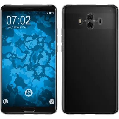 Produktbild von PhoneNatic Case kompatibel mit Huawei Mate 10 - Crystal Clear Silikon Hülle transparent Cover