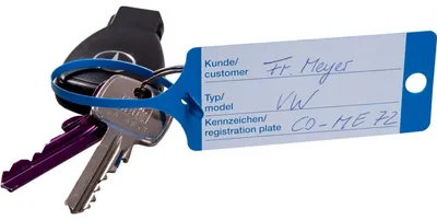 Produktbild von EICHNER PP-Schlüsselanhänger blau