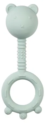 Immagine prodotto di Sonaglio in silicone Nattou, orsetto, circa 16 cm, senza BPA, silicone, verde pastello