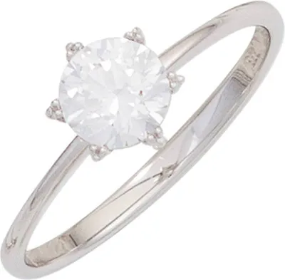 Produktbild von JOBO Damen Ring 333 Gold Weißgold 1 Zirkonia Goldring Größe 54