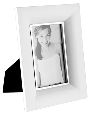Image de H&h cadre photo avec cadre en bois, 15x10 cm, blanc
