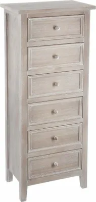 Zdjęcie produktu dla Szyfoniera "Charme" z bielonego drewna - Atmosphera créateur d'intérieur
