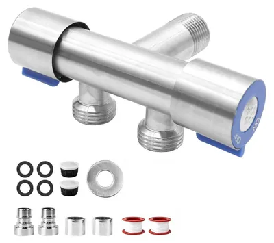Imagen del producto de Válvula de esquina 1/2 pulgada acero inoxidable 304