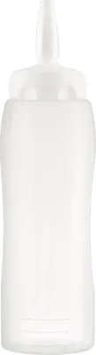 Immagine prodotto di Bottiglia da spremere ARAVEN, LDPE, ø: 75 mm, altezza: 273 mm, capacità: 0,75 litri, bianco