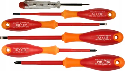 Produktbild von K&K Isolierter Schraubendreher-Satz 1000V 7-teilig Präzision