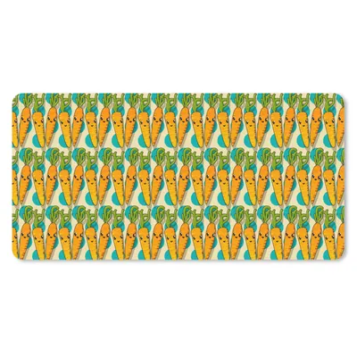 Produktbild von MuchoWow® Mauspad Mousepad Muster - Lebensmittel - Karotte 60x30 cm - Mousepads - Maus Mat - Pad - Mausunterlage - Nachhaltig