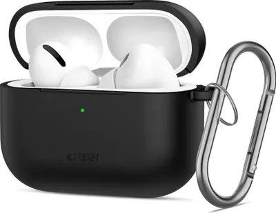 Zdjęcie produktu dla Tech-Protect Silicone Hook Apple Airpods Pro 3 Black