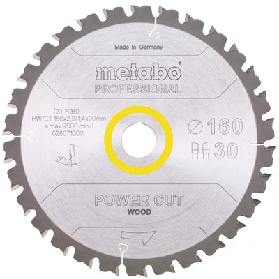 Immagine prodotto di Metabo PowerCutProf 160x20, 30 WZ 5°, 628071000