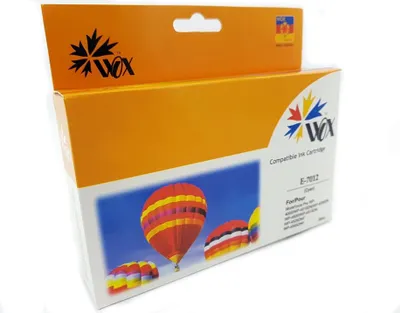 Produktbild von Wox Cyan Epson T7012 Tintenersatz C13T70124010