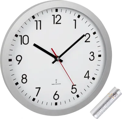 Produktbild von Analoge Funk-Wanduhr TFA 60.3522 Wanduhren 300 mm Sekundenzeiger